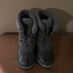 Torrid Gray Winter & Rain Boots